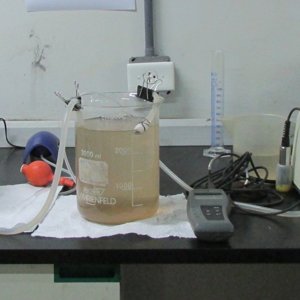 Pruebas de tratamiento de agua residual Ambitek